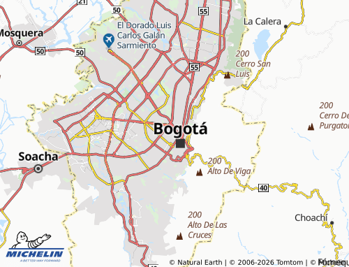 Mapa MICHELIN Santa Fe - ViaMichelin