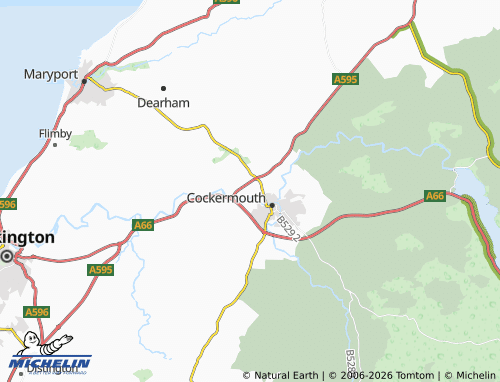 Carte MICHELIN Papcastle - ViaMichelin