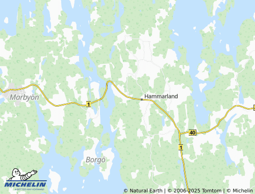 MICHELIN Frebbenby map - ViaMichelin