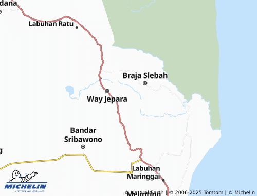 Mapa MICHELIN Braja Caka - ViaMichelin