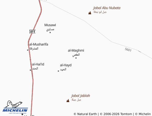 Carte MICHELIN al-Maghmi - ViaMichelin