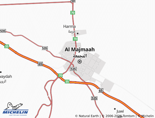 MICHELIN-Landkarte al-Yarmouk - ViaMichelin