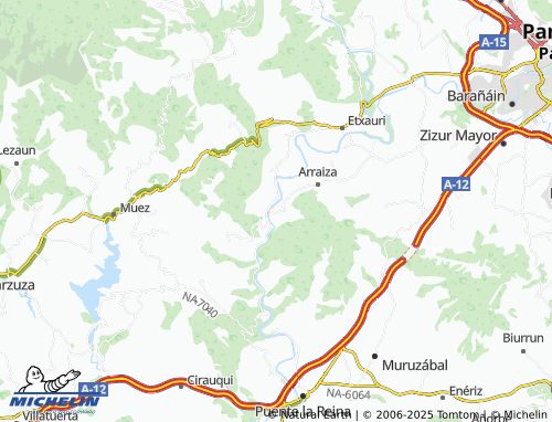 MICHELIN-Landkarte Belascoáin - ViaMichelin