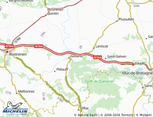 Mapa MICHELIN Rosquelfen - ViaMichelin