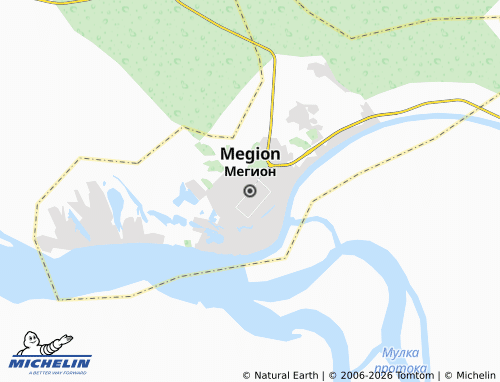 MICHELIN-Landkarte Megion - ViaMichelin