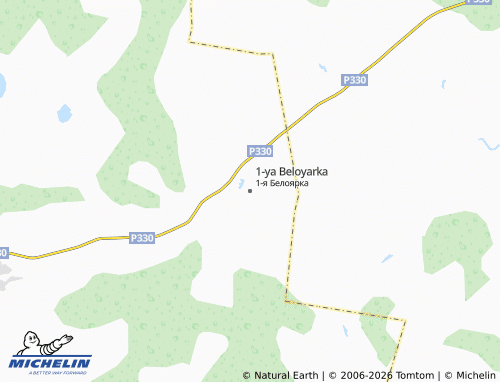 MICHELIN-Landkarte Beloyarka 1-ya - ViaMichelin