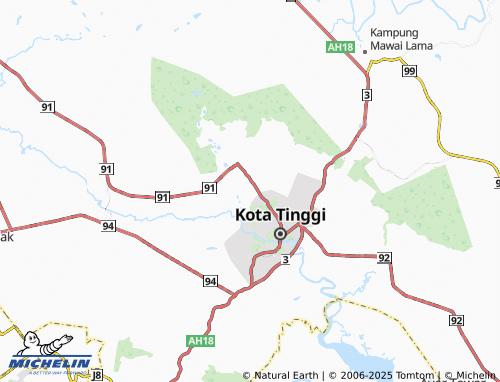 MICHELIN Desa Sejahtera map - ViaMichelin