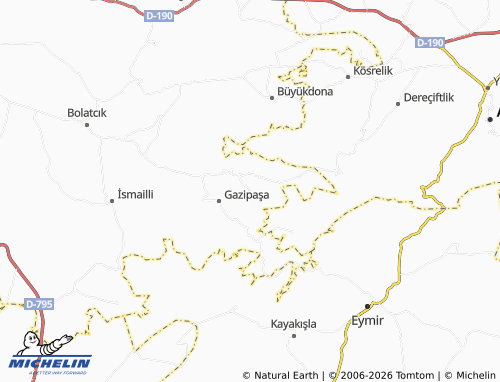 Mappa MICHELIN Bahçeli - ViaMichelin