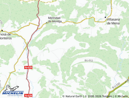MICHELIN Castrobarto map - ViaMichelin