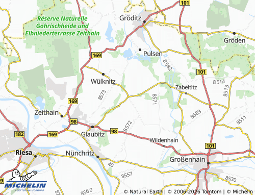 MICHELIN Peritz map - ViaMichelin