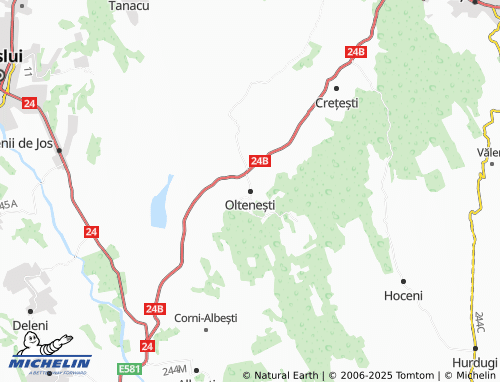 MICHELIN Oltenești map - ViaMichelin