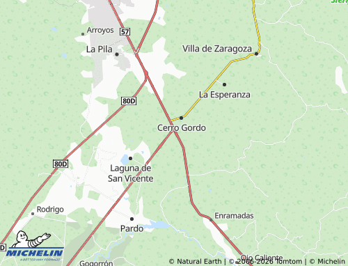 Mappa MICHELIN Colonia el Pedregal - ViaMichelin