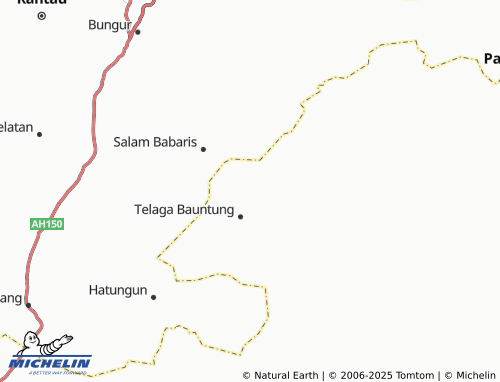 MICHELIN Desa Rantau Bujur map - ViaMichelin