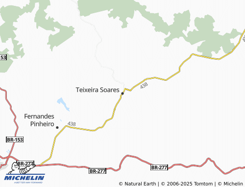 MICHELIN-Landkarte Teixeira Soares - ViaMichelin
