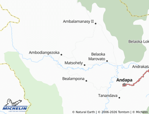 Mapa MICHELIN Andranomena - ViaMichelin