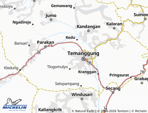 MICHELIN Kebonsari map - ViaMichelin