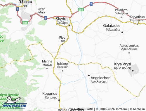 Carte MICHELIN Arseni - ViaMichelin