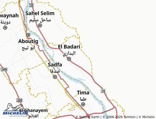 Mappa MICHELIN Koum Sa'dah - ViaMichelin