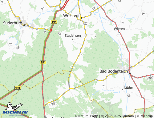 MICHELIN Nienwohlde map - ViaMichelin