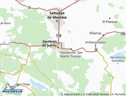 Mappa MICHELIN Taurina - ViaMichelin