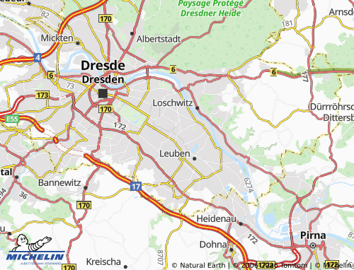 Mappa MICHELIN Seidnitz/Dobritz - ViaMichelin