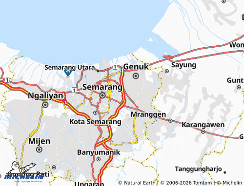 MICHELIN Siwalan map - ViaMichelin