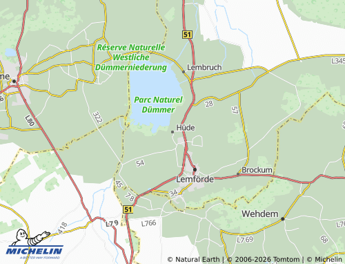 Mapa MICHELIN Hüde - ViaMichelin