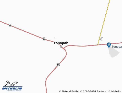 Mappa MICHELIN Tonopah - ViaMichelin