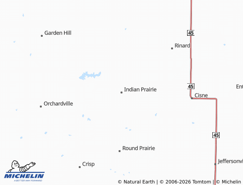 Mappa MICHELIN Indian Prairie - ViaMichelin