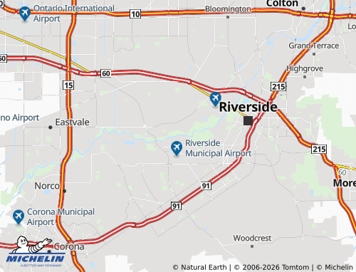 Mappa MICHELIN Rubidoux - ViaMichelin