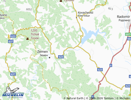 MICHELIN Zhablyano map - ViaMichelin