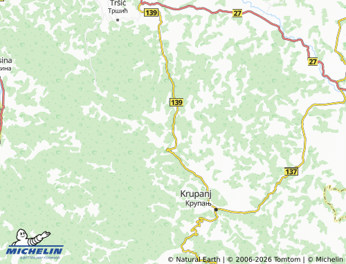 Carte MICHELIN Kostajnik - ViaMichelin