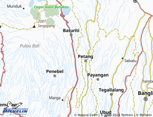 MICHELIN Mekarsari map - ViaMichelin