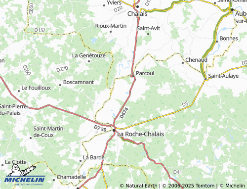 MICHELIN Le Pacaud map - ViaMichelin