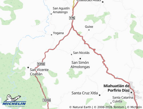 MICHELIN San Nicolás map - ViaMichelin