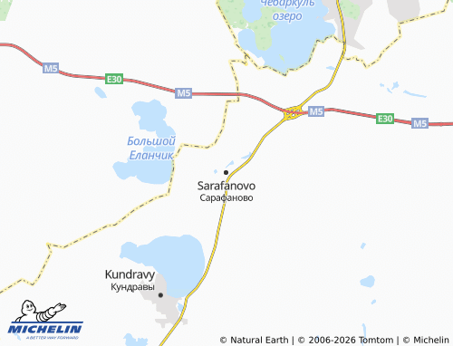 MICHELIN-Landkarte Sarafanovo - ViaMichelin