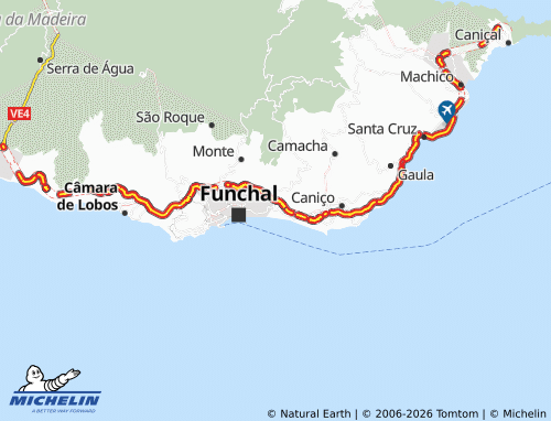 Mapa MICHELIN São Gonçalo - ViaMichelin