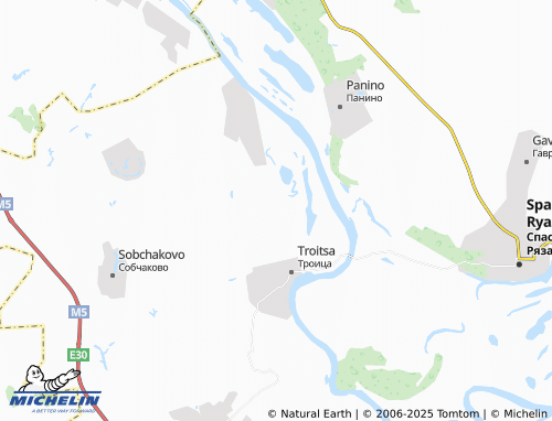 MICHELIN Krasil'nikovo map - ViaMichelin