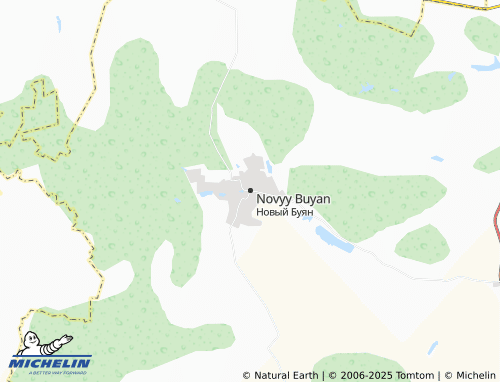 Mapa MICHELIN Novyy Buyan - ViaMichelin