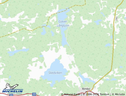 MICHELIN Rånäs map - ViaMichelin