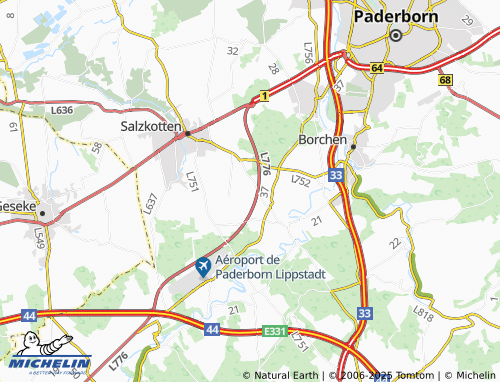 MICHELIN Espenfeld map - ViaMichelin
