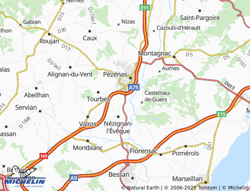 Carte MICHELIN Conas - ViaMichelin