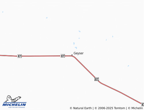 MICHELIN Geyser map - ViaMichelin