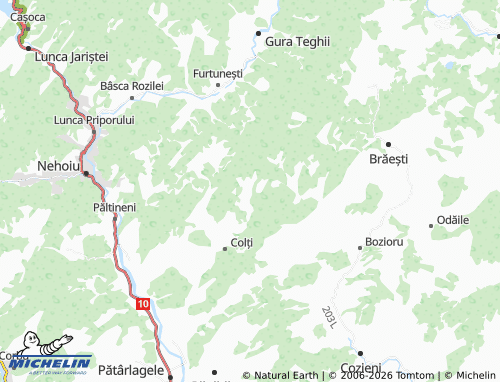MICHELIN Aluniș map - ViaMichelin