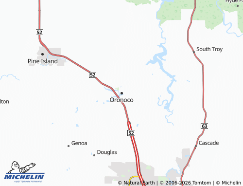 Mapa MICHELIN Oronoco - ViaMichelin