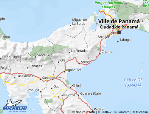 Carte MICHELIN Cocle - ViaMichelin