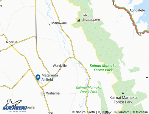 Mapa MICHELIN Gordon - ViaMichelin