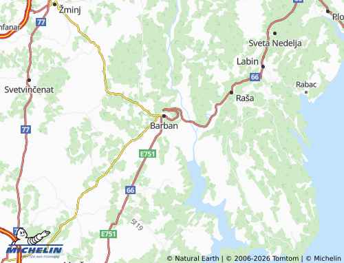 Kaart MICHELIN Puntera - ViaMichelin