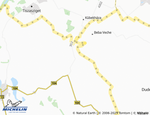 MICHELIN Majdan map - ViaMichelin