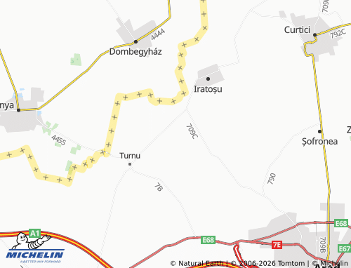 Carte MICHELIN Variașu Mare - ViaMichelin
